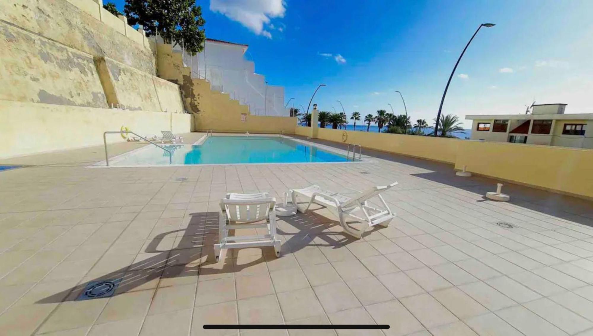 Los Cristianos - San Telmo Piscina Y Vistas Mar 1 Apartment Екстериор снимка